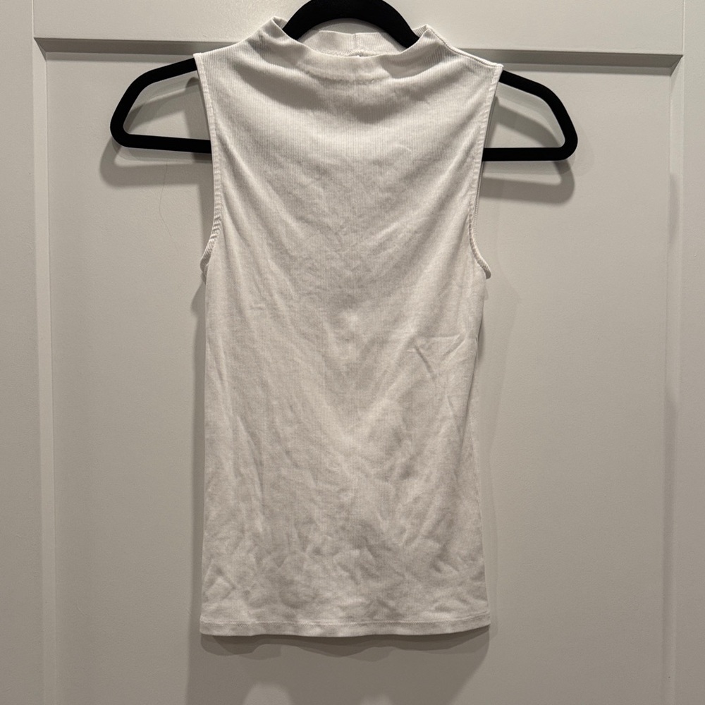 Nwot everlane microribbed cotton and elastane shirt top boatneck